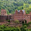 Miasto Heidelberg.  Heidelberg.  Niemcy.  Festiwal na zamku w Heidelbergu
