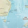 Avstraliyanın mərkəzi və Yeni Zelandiyanın iki adası ilə Avstraliya ilə Yeni Zelandiya arasındakı məsafə